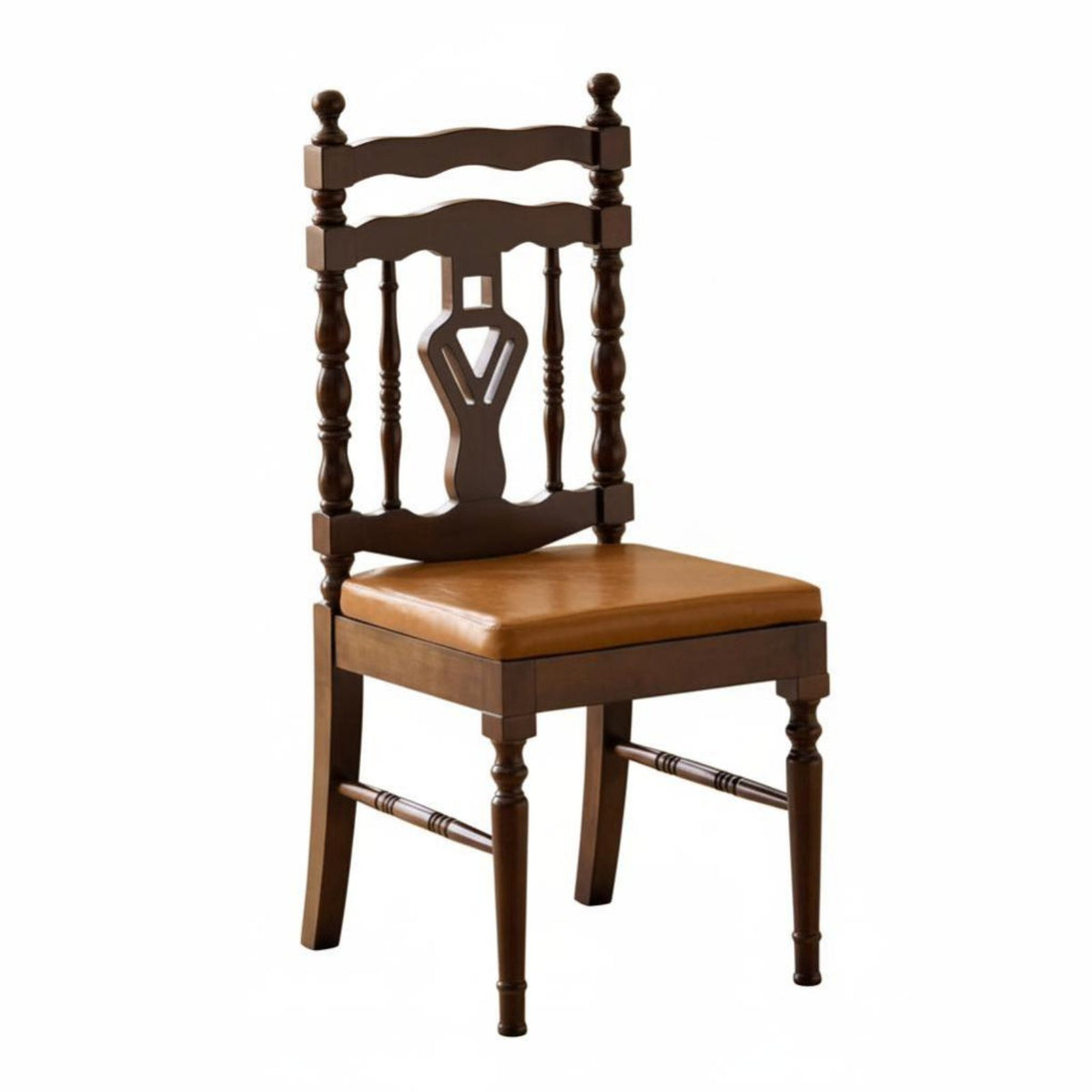 Shield Rear Chair French Design Household Furniture Vintage Design With Rearrest for Homeowners, Renters, Dining Room