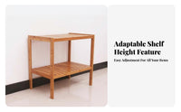 standalonestanding Multi-Tier Slatted Rack minimalist design Multi-Tier Plant Stand Sturdy and long-lasting Storage Furniture Space-Saving Design for Homeowners, Apartment Dwellers, Living Room, Kitchen, Bedroom, Bathroom