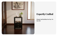 Chinese design Storage Cabinet Antique Finish Bedside Drawer Unit Multi-Functional adaptable Use for Interior Decorators