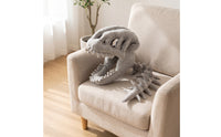 Dinosaur Skeleton Hat with Spine Soft Dinosaur Skeleton Hat Oversized Headwear for Cosplayers, Partygoers, Cosplay
