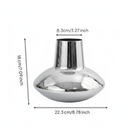 Stainless Steel Vase High Shine Finish Decor Item Tarnish Resistant