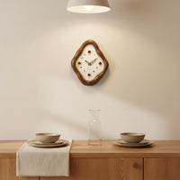 Wavy Wall Timepiece Decorative Natural Wall Timepiece Easy to Read
