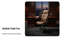 Highspine Reclining Chair with Footrest Height Adjustable Computer Seat Support sturdy Duty for Students, Study Room