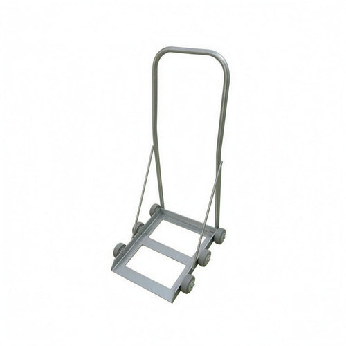 Hand-Push Trolley Tubular Handle Metal Trolley Open-Frame Base Hand Truck