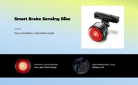Brake-sensing USB-C LED bike light