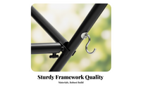 Adjustable steel double lounger