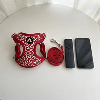 Dog Harness and Dog Leash Set, Adjustable Vest Harness with Cat Harness and Cat Leash