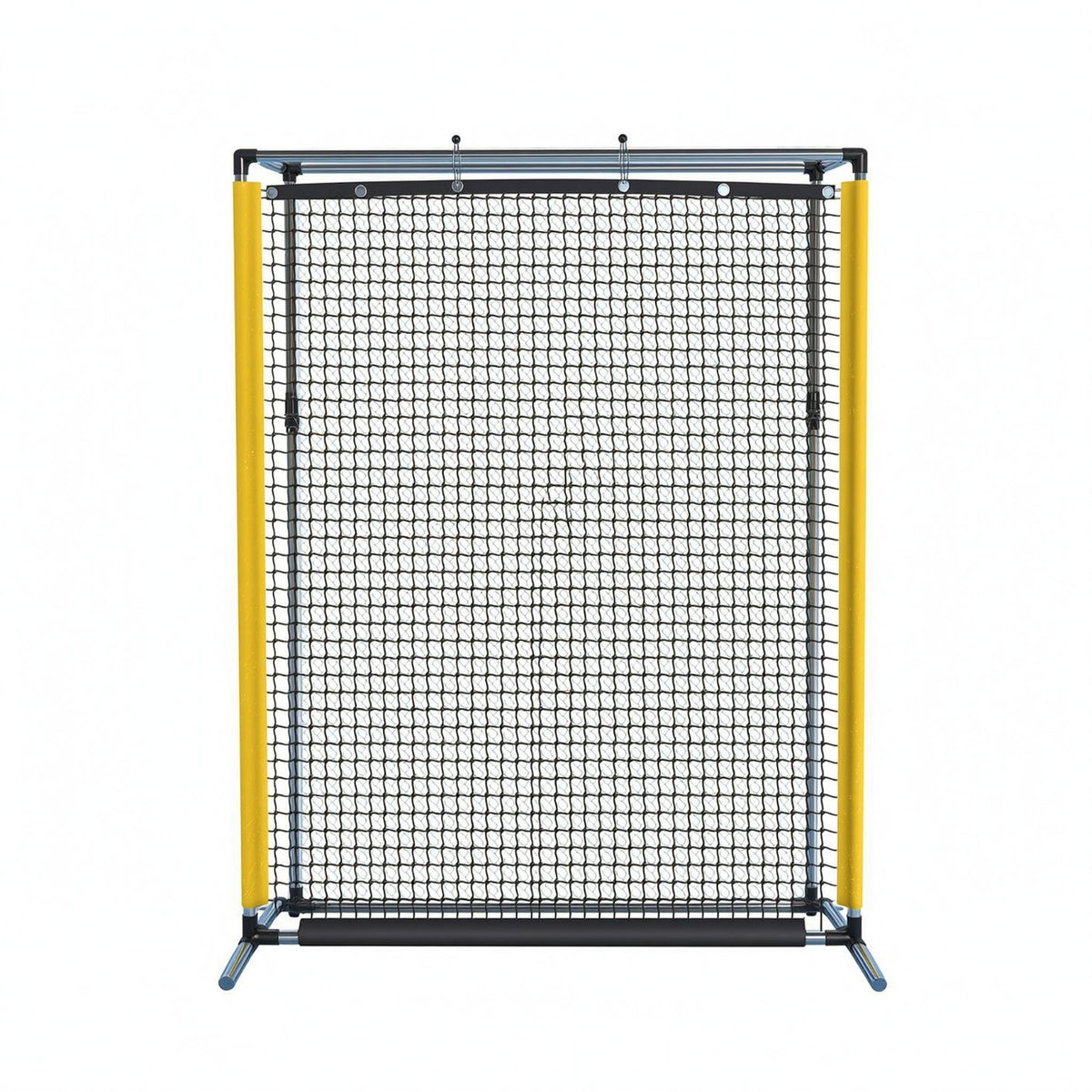 Tennis Rebound Net Black and Yellow Tennis Rebounder Hanging
