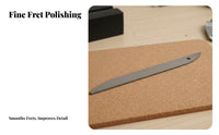 Precise Deburring Guitar Fret Crowning File Professional Grade Fret End Dressing File Cost-Effective Repair for DIY Hobbyists, Home Workshop