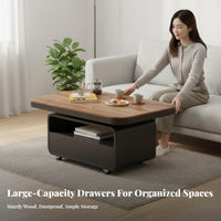 Wheeled over-Sofa Table Movable with Casters Rolling Cart Minimalist Aesthetic Easy to Move for Homeowners, Living Room