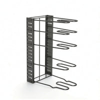 Pot and Pan Organizer Carbon Steel Pots and Pans Organizer Long-Lasting