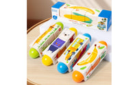 Twistable Wooden Twist Puzzle Rotating Puzzle Block Child-Led Turning Block Toy Sensory for Preschool