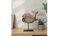 Marine Creature Sculpture with Stand Textured Decorative Marine Creature