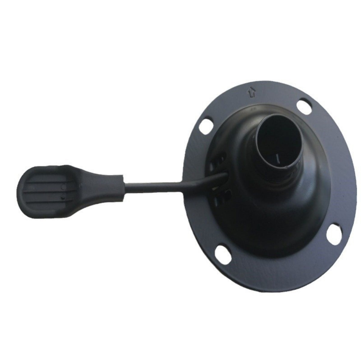 Smooth Surface Steel Black Swivel Mounting Plate Chair Base Hardware Component Round Chair Base Plate Heavy Duty
