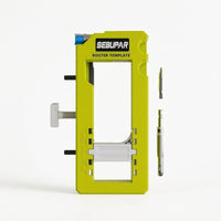Door Hinge Drilling Template Tool Jig Depth Set Clamp Screw