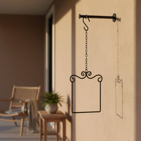 Hummingbird Perch Swing Rust Resistant Avian Perch Swing Easy to Hang Garden Decor for Balcony