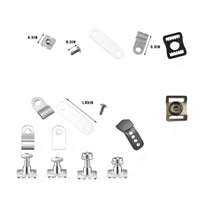 Metal Helmet Repair Kit with J Clips Replacement Helmet Repair Kit with Screwdriver Plastic Heavy-Duty for Athletes