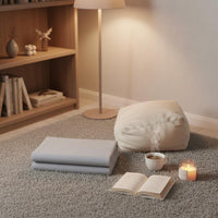 Soft and Warm Iyengar Exercise Prop Blanket Reversible Non-Shedding Exercise Blanket Cozy Easy to Fold for Meditation, Restorative Practice