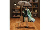 1/12 Scale Raincoat Contrast Color Trim BJD Doll Outerwear See-Through Design 1/12 Scale Trench Coat