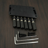 Neckless Electric Guitar Bridge Black Hardware Zinc Alloy for Luthier