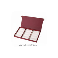 15-Slot Glasses Display Box Portable Oxford Cloth Eyewear Case Dust Resistant