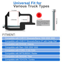 Heavy Duty Truck Cap Camper Shell Mounting Clamp (Set of 4)