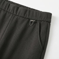 Women Trousers High Waisted with Fleece Lined for Winter Warmth, Tapered Skinny Leg Design for Comfort, Slimming Fit