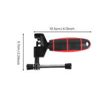 Chain Breaker with Crossbar Handle Metal Chain Breaker Tool Easy to Operate for Cyclists, Home Workshop