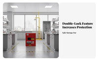 Fireproof Chemical Locker Fireproof Chemical Storage Cabinet Fireproof Container Fireproof Storage Locker Hazardous Materials Cabinet Sturdy Steel Construction Spill Containment Secure Design Suitable for Industrial Use Research Facilities