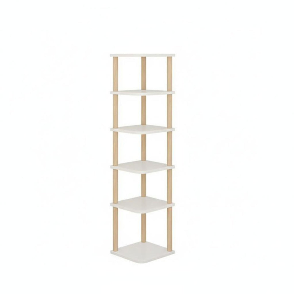 Multi-Tier Corner Shelf Space-Saving 5-Tier Corner Shelf Easy Assembly