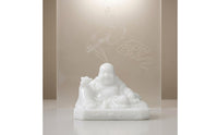 Maitreya Buddha Statue Rectangular Base Buddha Ornament Gift Idea Home Decoration for Tea Pet Display