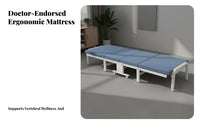Foldable Design Office Rest Bed Space Saving Single Folding Bed Easy Storage Portable Folding Cot Installation-No-Assembly for Caregivers, Hospital, Camping