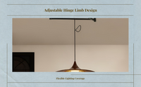 Walnut minimalist pendant light