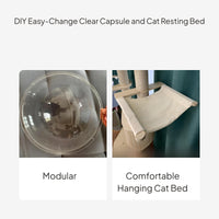 Cat Tree Accessories, Sisal Post, Capsule Bed