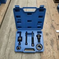 Pulley Remover and Installer Set Heavy Duty Pulley Puller Installer Tool Set Power Steering Puller Kit with Case for Garage