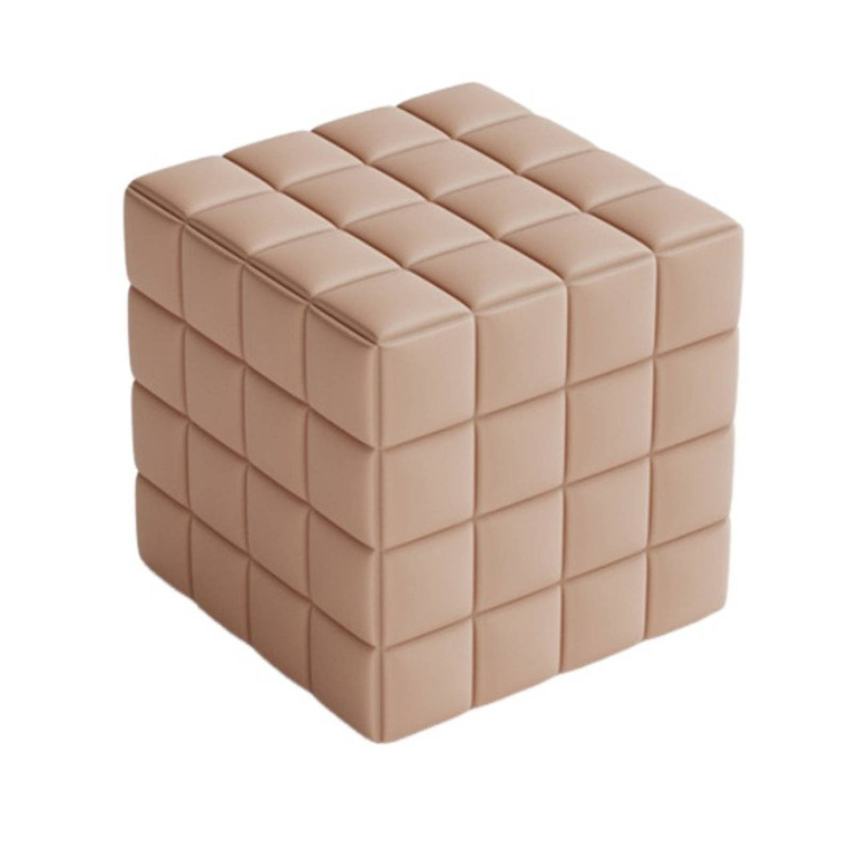 Upholstered Cube Seat Nordic aesthetic sectional Sofa Block Shape for Business Owners