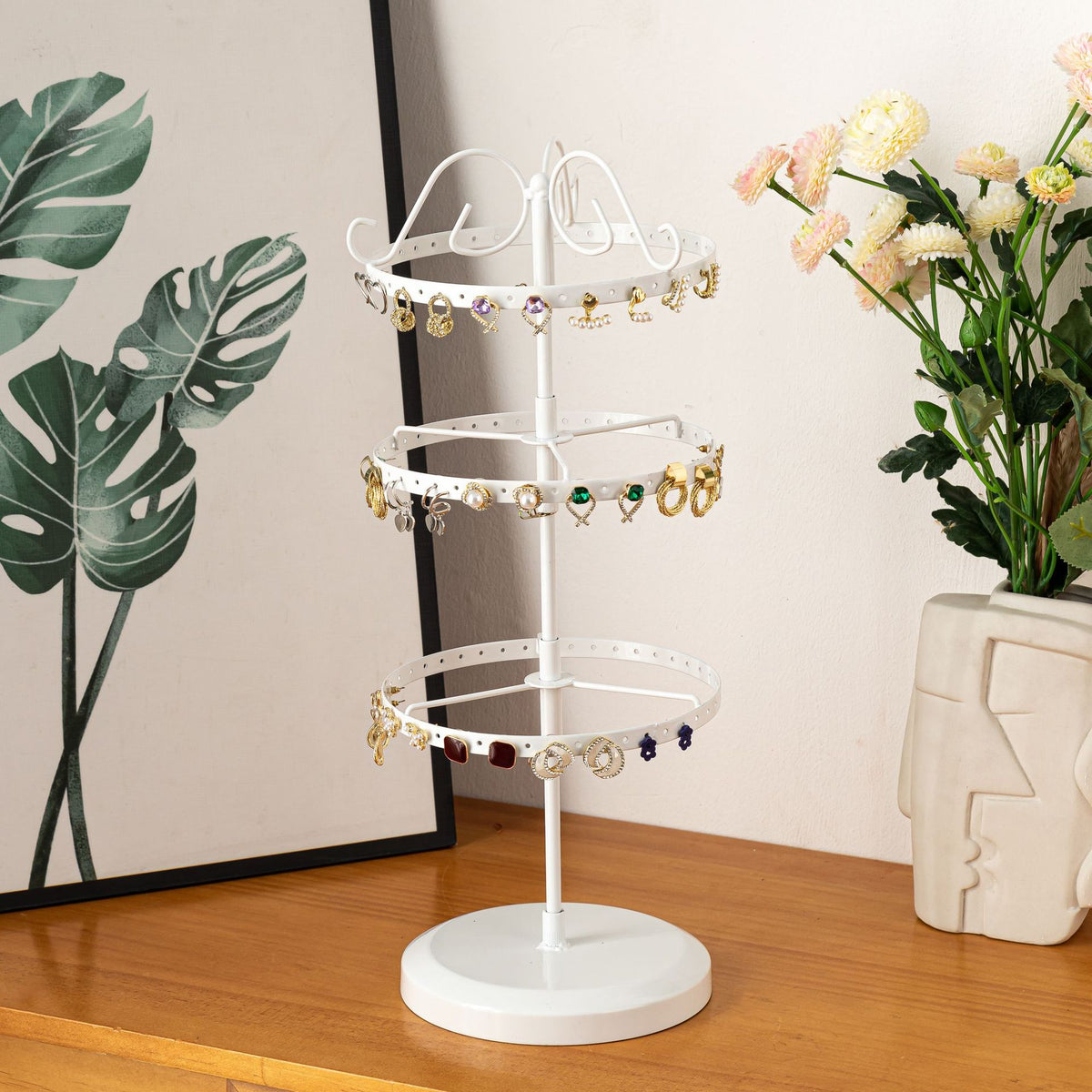 White / 3-tier