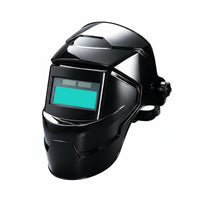 Heat Resistant Auto-Darkening Metal Joining Helmet Light Blocking Auto Darkening Metal Joining Helmet Anti-Glare Safety Gear Eye Protection for Welders, Professionals, Workshop, Factory