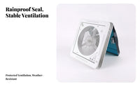 Efficient Exhaust Fan with Mesh Screen