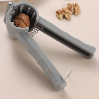 Design Nutcracker Textured Gripping Surfaces Walnut Cracker Plastic and Metal