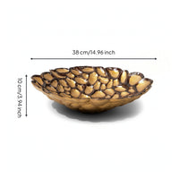 Fruit Platter Sculptural Decorative Bowl Modern for Coffee Table