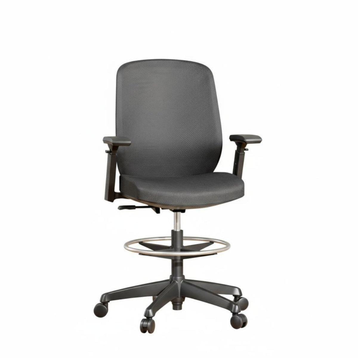 Ergonomic Drafting Chair spinerest spine Support rotate Stool Flip-up Armrests for Studio