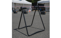 Space-Saving Floor Bike Stand with Adjustable Arms Non-Slip Two-Wheeler Parking Stand Slim Design Freestanding Two-Wheeler Parking Rack Multi-Function for Garage