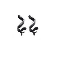 2 Pieces Seat Back Hook Black Car Seat Hook Easy to Install