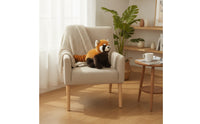 Red Panda Plushie Toy Cute Red Panda Plushie Stuffed Animal Plushie with Striped Tail Soft Plushie Toy with Soft Tail