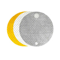 55 Gallon Oil Drum Pad for Quick Absorption of Engine and Hydraulic Oil, White/Gray