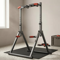Padded Grips Chin-up and Chest-Upper-Body Press Frame Stable Base Home Gym Power Frame Indoor Pull-up Bar Station High Stability