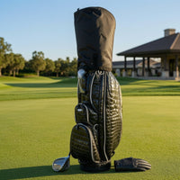 Golf Bag Cover Padded Golf Bag Cover with Zipper Zippered for Golfers, Travel
