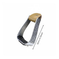2 Pieces Aluminum Horse Stirrups Excellent Equestrian Gift Western Saddle