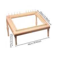 Beech Embroidery Frame Easy to Assemble Craft Tool Comfortable Angle